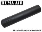 HUMA-AIR MODULAR MODERATOR MOD40-4/0 M14X1.25 FOR URAGAN AND VULCAN .25