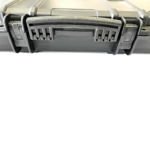 GUN CASE - XHD WITH ROLLER WHEELS, 6 CLIPS, AIR VENT & 1-SIDE BLOCK FOAM TO CUSTOMISE TO FIT GUN