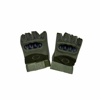 TDS Half Finger Tactical Gloves Green